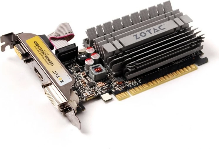 Grafična kartica GeForce GT 730, 4 GB GDDR3, PCI Express x16 2.0, Zotac, črno/sivo/srebrna