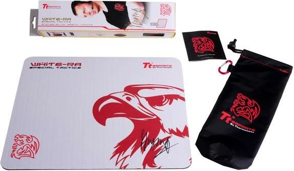 Mauspad Thermaltake TteSPORTS White-Ra, 360x300 mm, bel