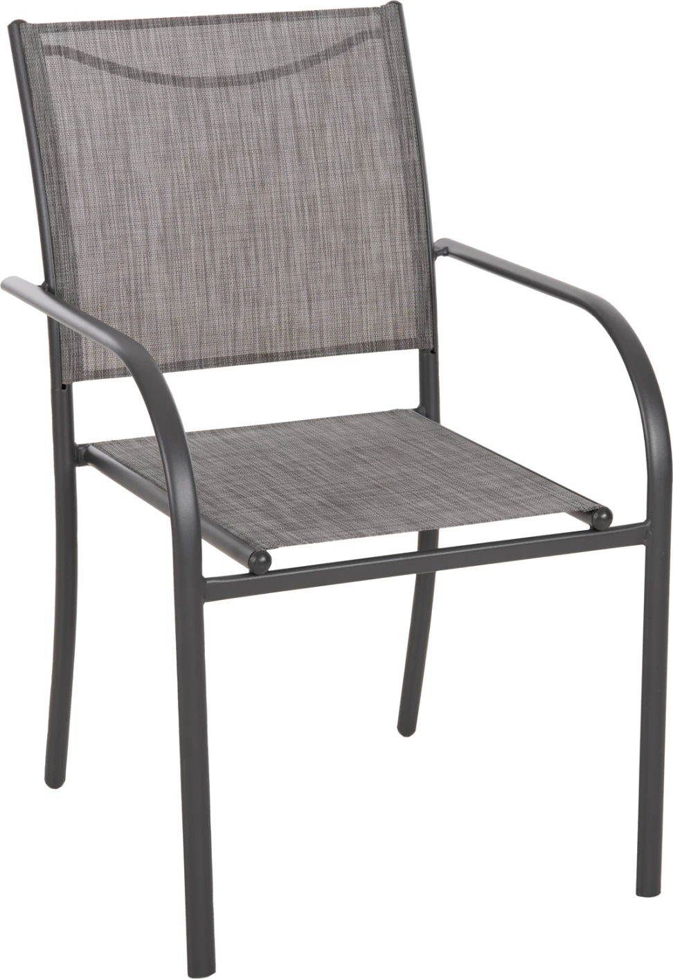 Zunanji naslanjač REDAN FH5976.01 sivo kovinsko-siva tekstilena 56x60x88Hcm