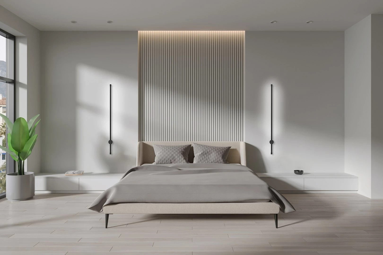 Stenska svetilka LED 9 W, aluminij, črna — Activejet AJE-HILTON