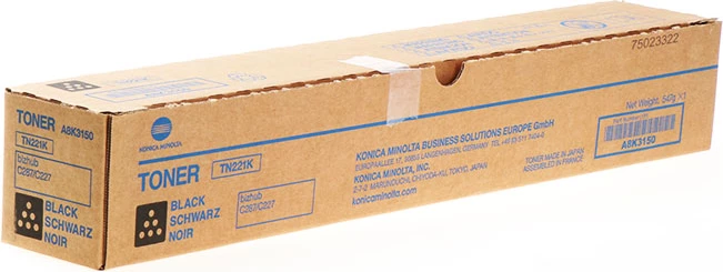 Toner kartuša Konica Minolta TN227K / ACVH150, do 24.000 strani, črn