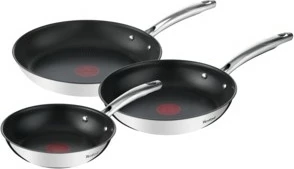 Set ponv Duetto+ G732S3, 3-delni, inox z titanovim premazom, črn