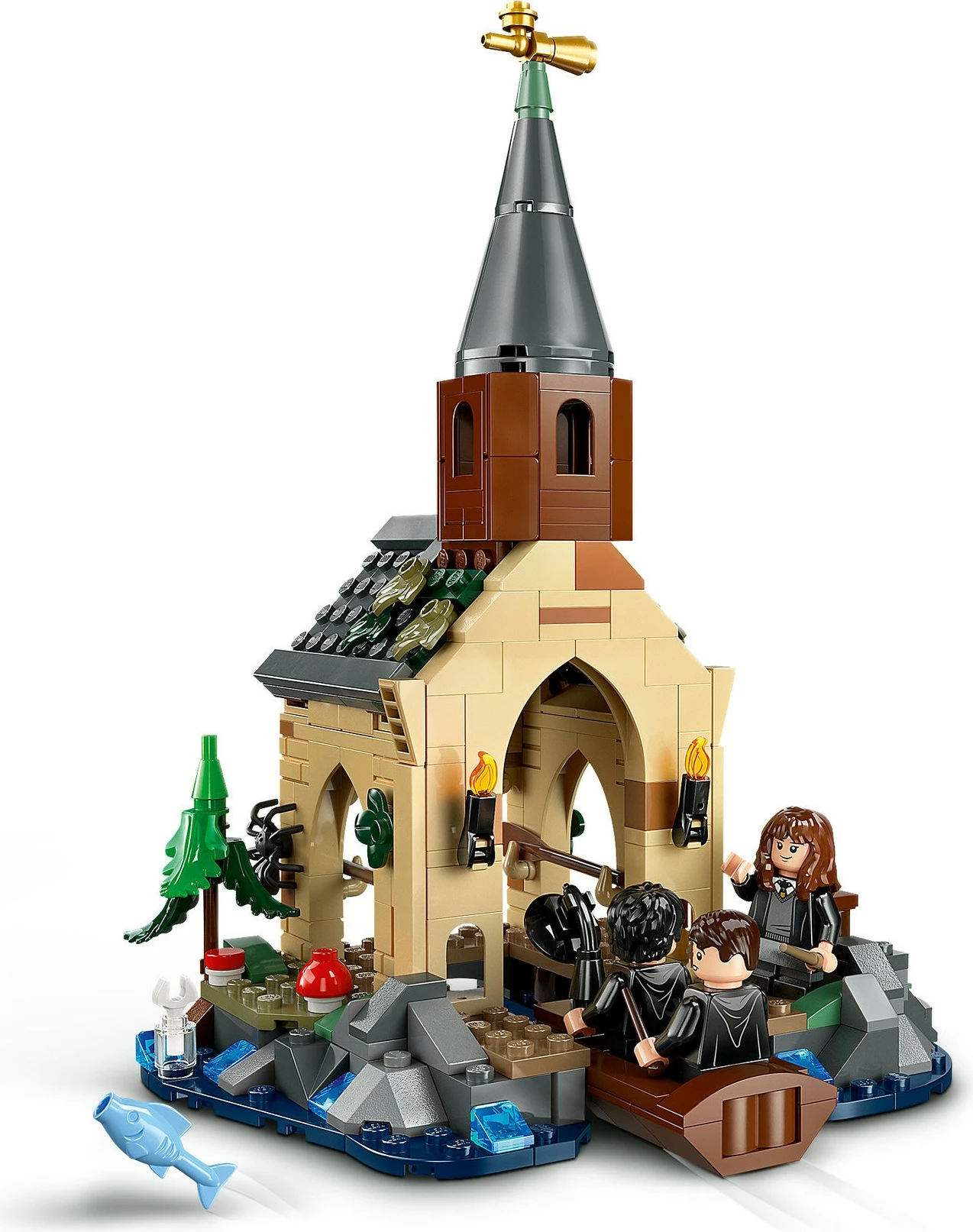 Set za sestavljanje Hogwarts Castle Boathouse, LEGO Harry Potter, 350 kosov, večbarven