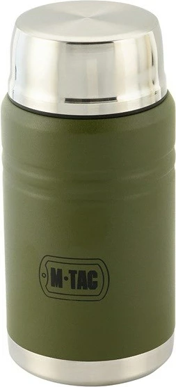 Termos za hrano z zložljivo žlico M-TAC UN-R02-750A, 750 ml, olivno zelen