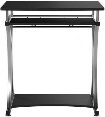 Računalniška miza Techly 307308, s policami, črna