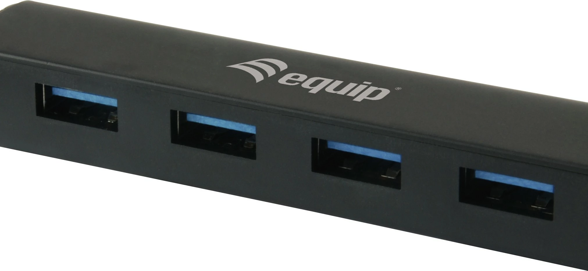 USB razdelilec Equip 128953, 4 vrat, USB 3.2 Gen 1, 5000 Mbit/s, plastika, črn