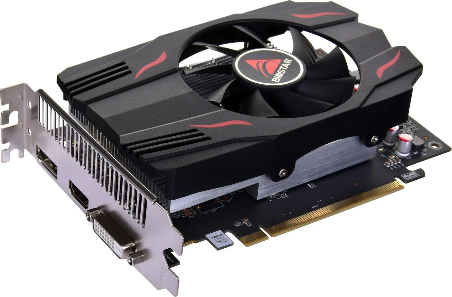 Grafična kartica Biostar Radeon RX550 AMD, 4 GB, GDDR5, črna