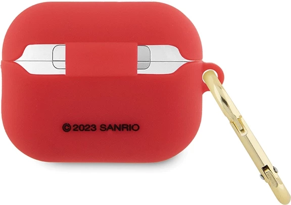 Silikonski ovitek 3D z glavo Kitty za AirPods Pro 2, Hello Kitty, fuksija