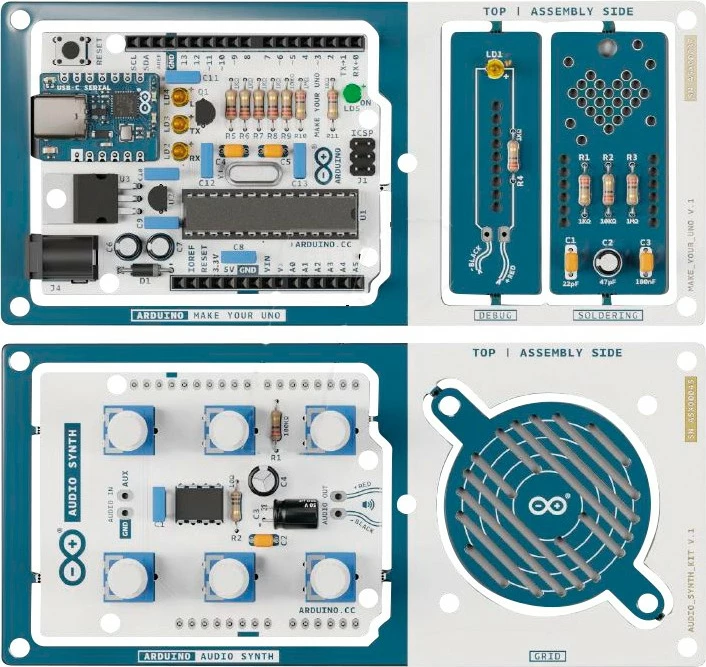 Komplet za sestavo Arduino UNO, Make Your UNO Kit