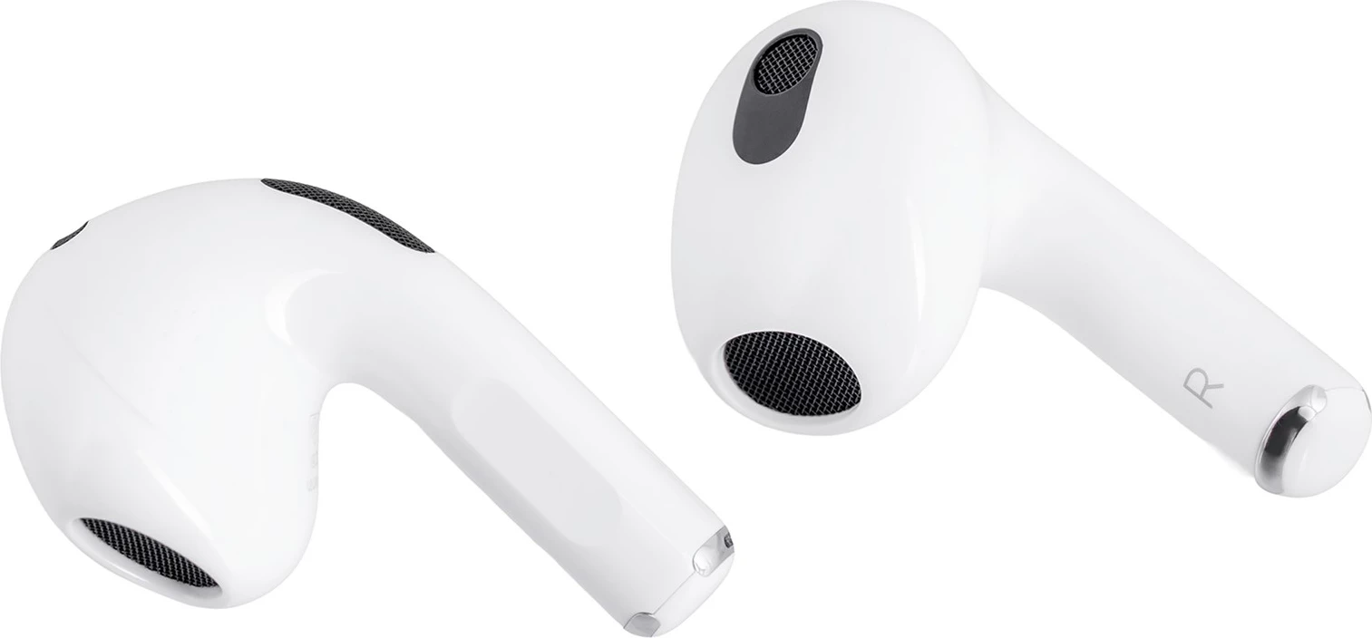 Slušalke 3. generacije z ohišjem za polnjenje Lightning, Apple AirPods, bele