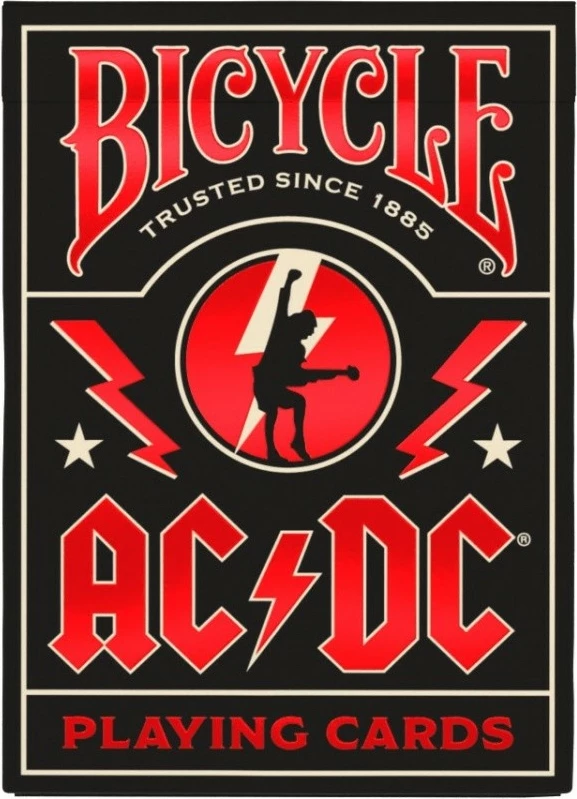 Karte za igro, Bicycle AC/DC, 52 kosov, angleške