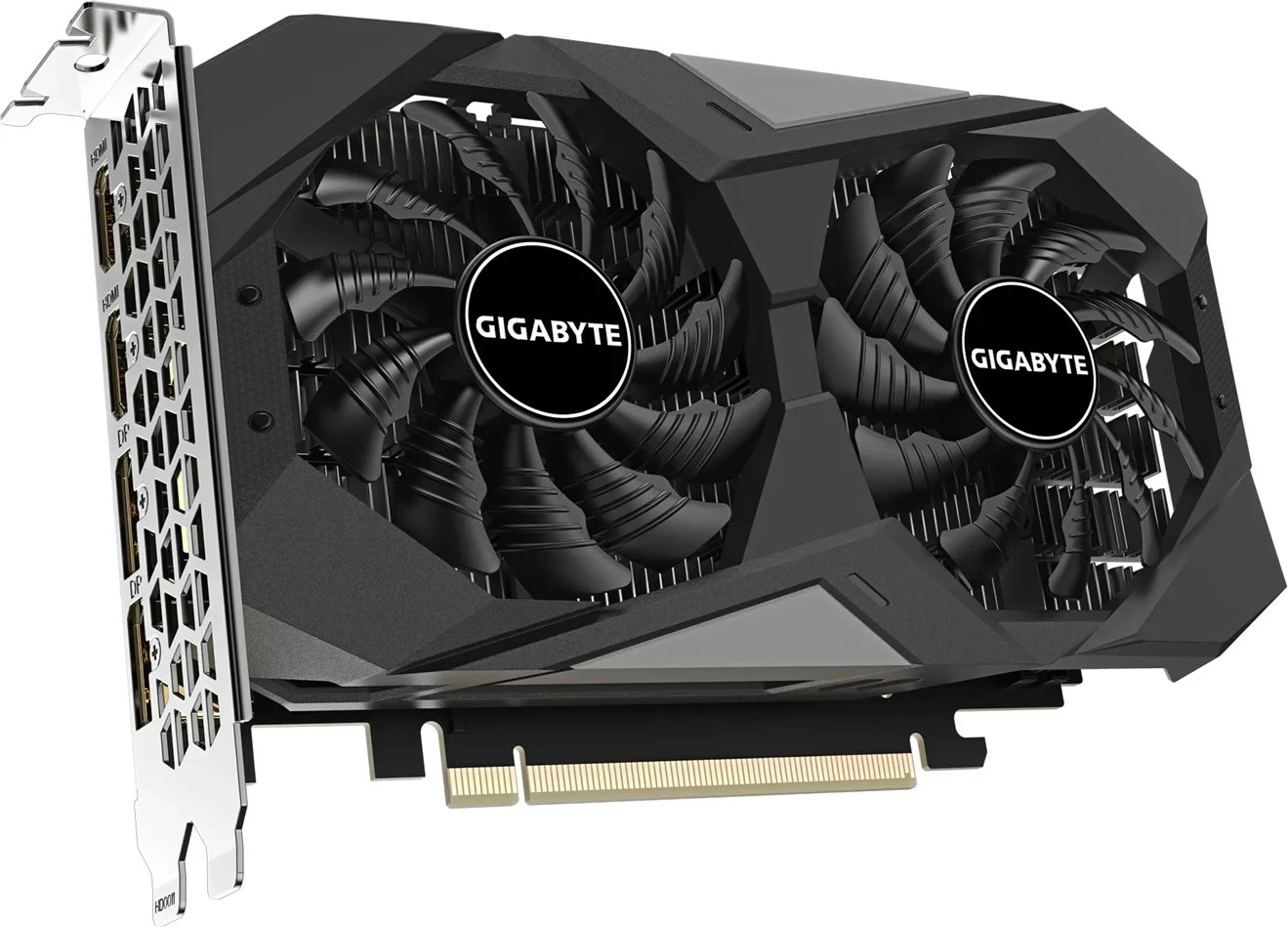 Grafična kartica Gigabyte GeForce RTX 3050 WINDFORCE OC V2 6G, 6 GB GDDR6, srebrna