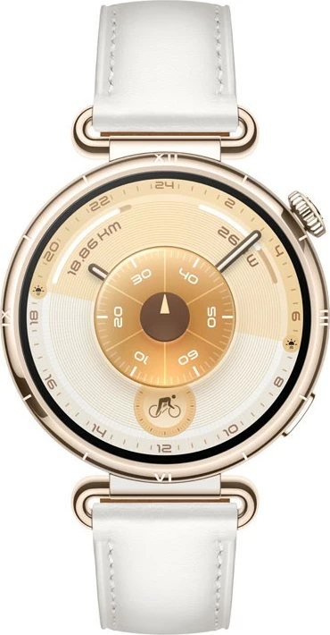 Pametna ura Huawei WATCH GT6 41 mm, bel usnjen pašček