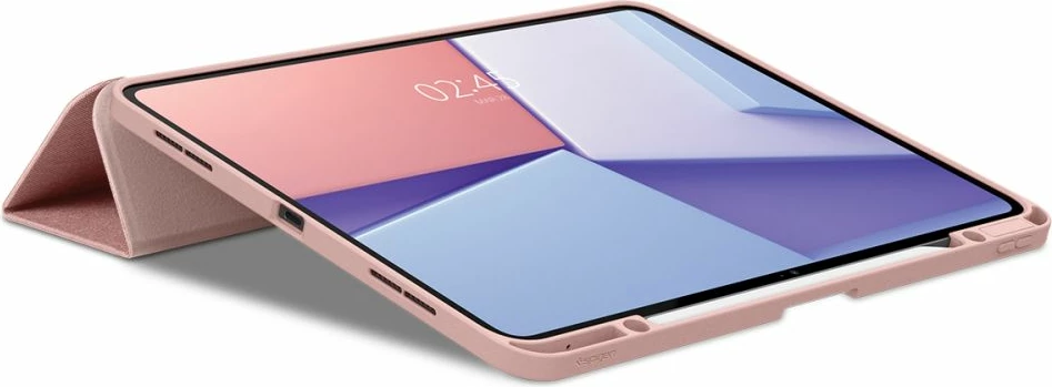 Zaščitni ovoj Spigen Urban Fit za iPad Pro 13" 2024, rožnat