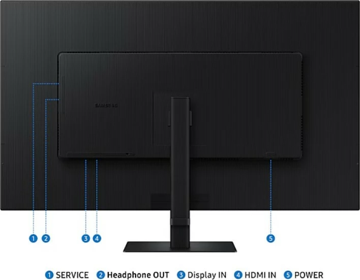 Profesionalni monitor 37" UHD 4K, VA, 60 Hz, HDMI/DP, črn Samsung ViewFinity S7 LS37D700EAUXEN