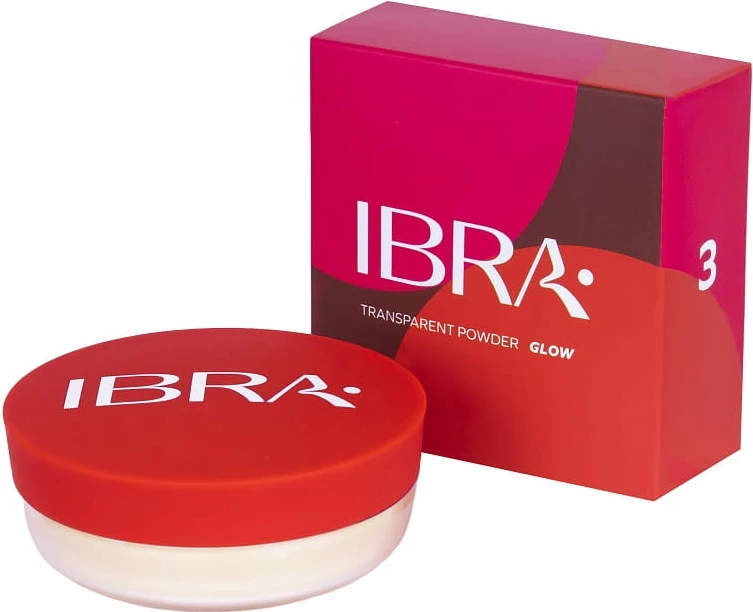 Prozoren puder v prahu Ibra 3 za ženske, 12 g