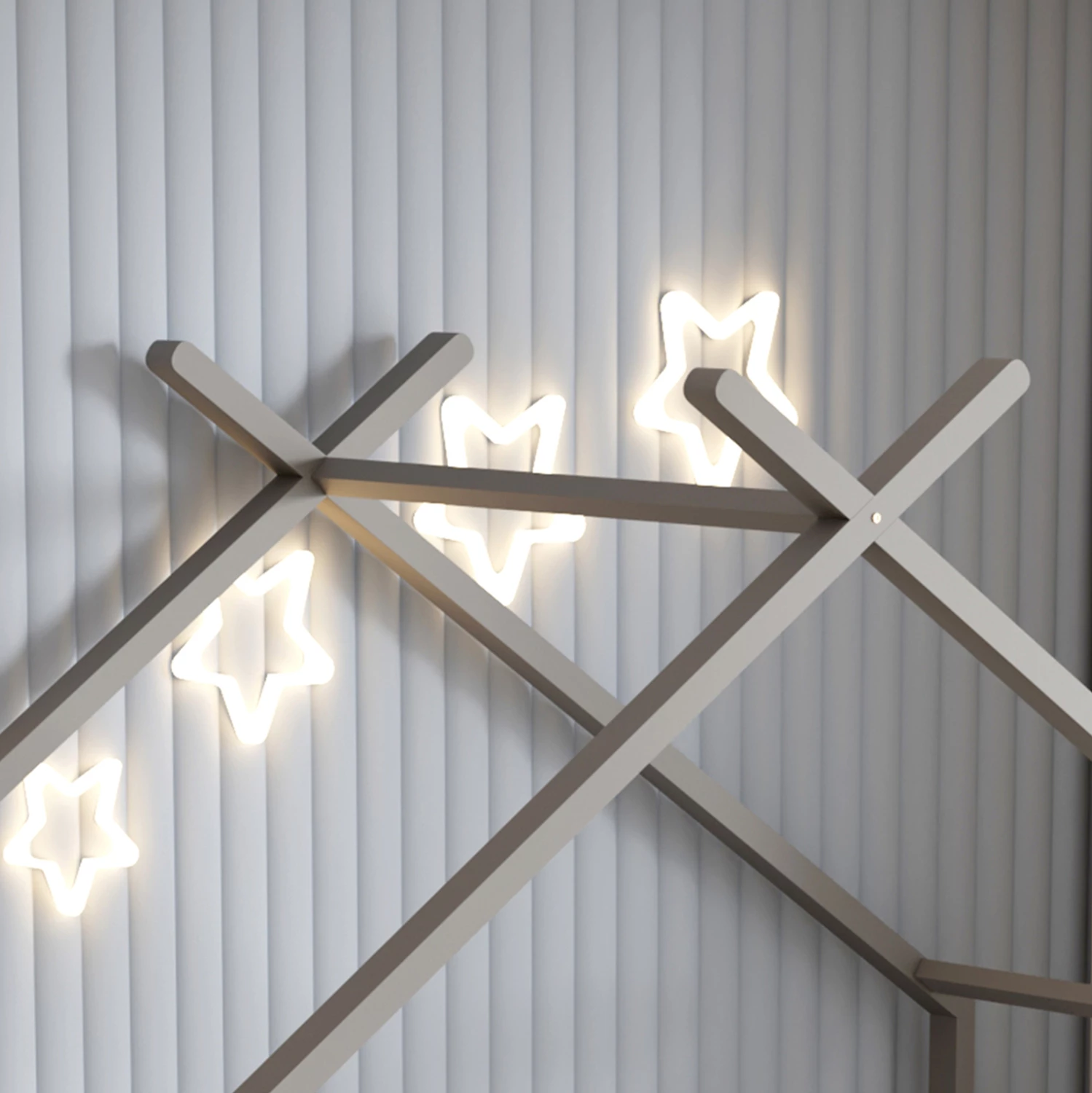 Postelja za otroke Klarice FH680.05 t.Montessori - 2 predala - masivni borov les v sivi barvi - 190x90 cm