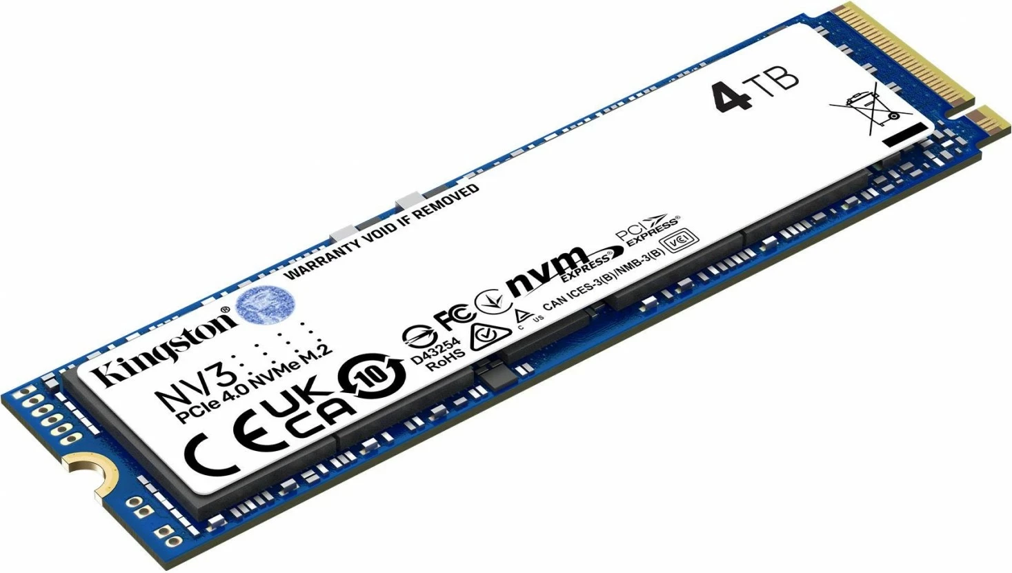 SSD NVMe 4TB, M.2 PCIe 4.0, Kingston NV3
