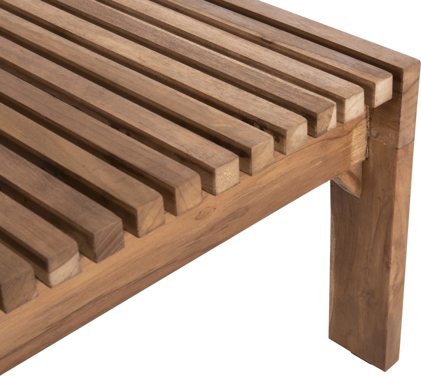 Ležalnik za sončenje LAGERTHA FH5963.11 iz tikovine v naravni barvi 200x65x102H cm