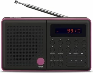 Prenosni radio, Eltra Pliszka USB, FM, MP3, črn