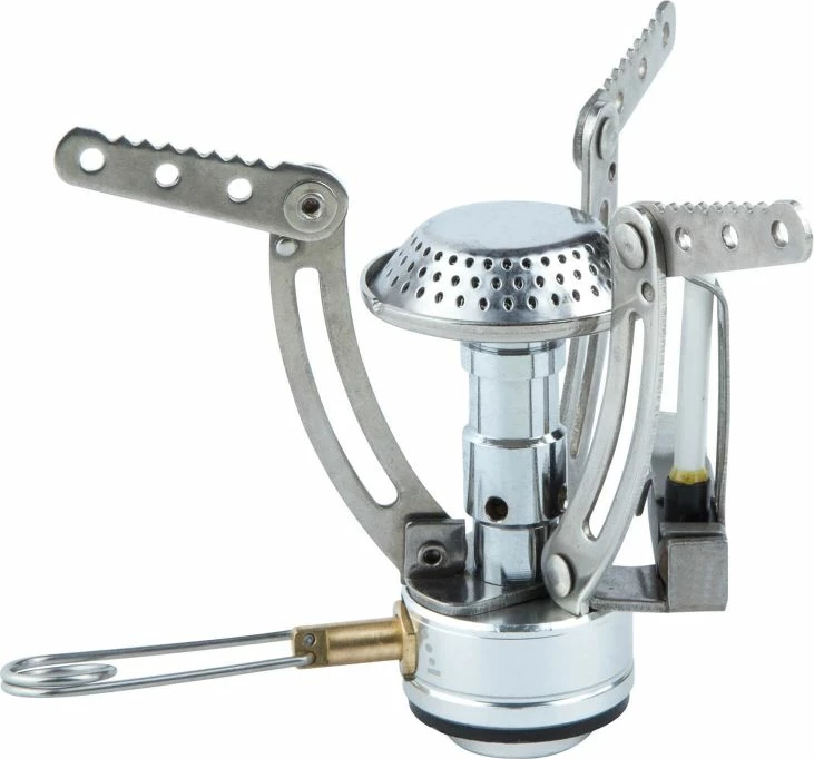 Prenosni štedilnik za turizem MacGyver, siv/srebrn