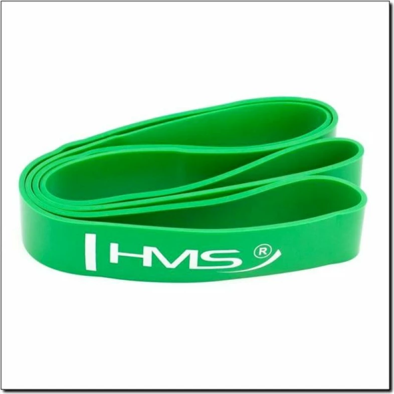 Trening elastičen trak HMS GREEN GU05, 45x4,5x2080 mm