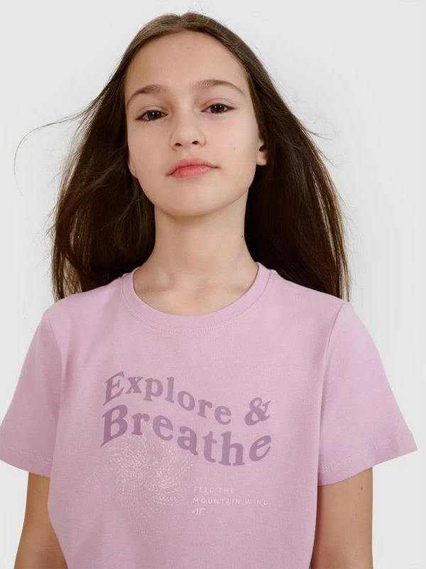 Majica za otroke 4F, rožnata