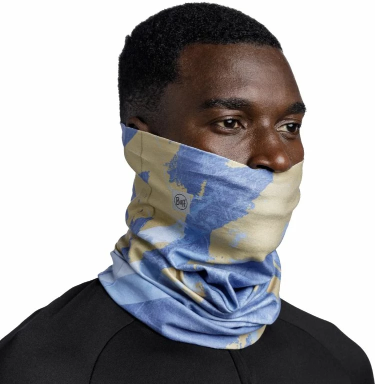 Topel večnamenski šal Buff Thermonet, modra