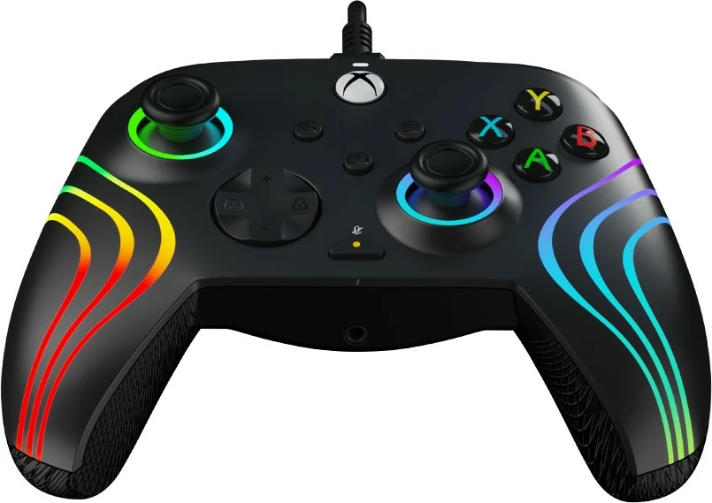 Žičen igralni kontroler PDP Afterglow Wave, PC, Xbox One, Xbox Series S/X, USB, črn