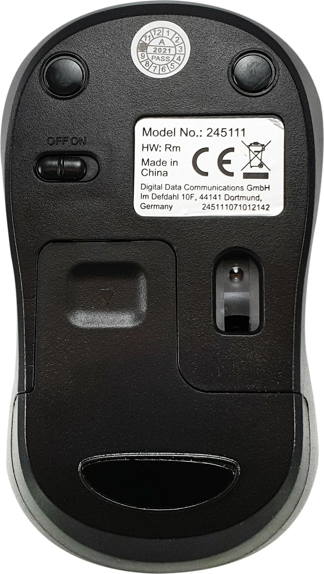 Brezžični optični miš Equip Comfort, RF, rdeča
