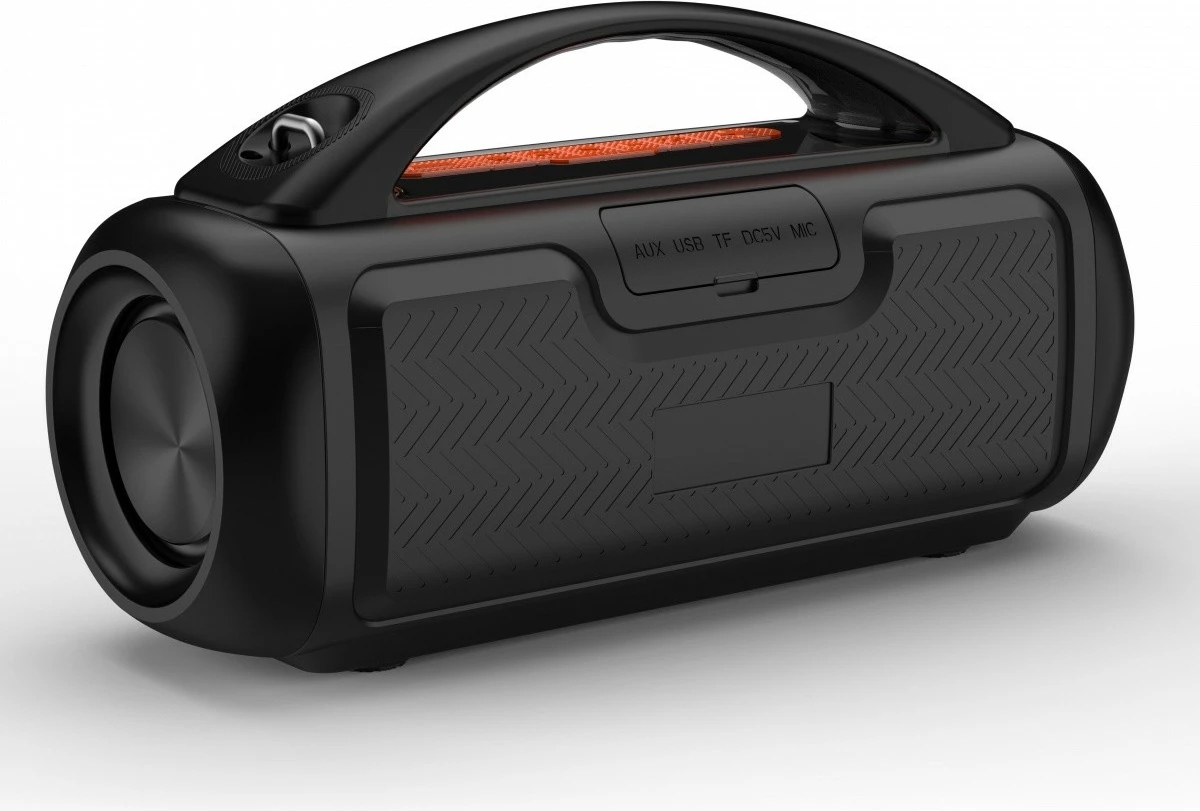 Prenosni zvočnik POWER AUDIO PRO MT3184 Media-Tech z Bluetooth, Karaoke, 16 h, črno/oranžen