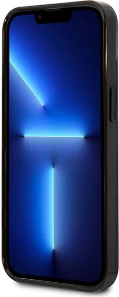 Hardcase Ikonik Karl & Choupette za iPhone 13 mini 5,4", Karl Lagerfeld, črn z gradientnim učinkom