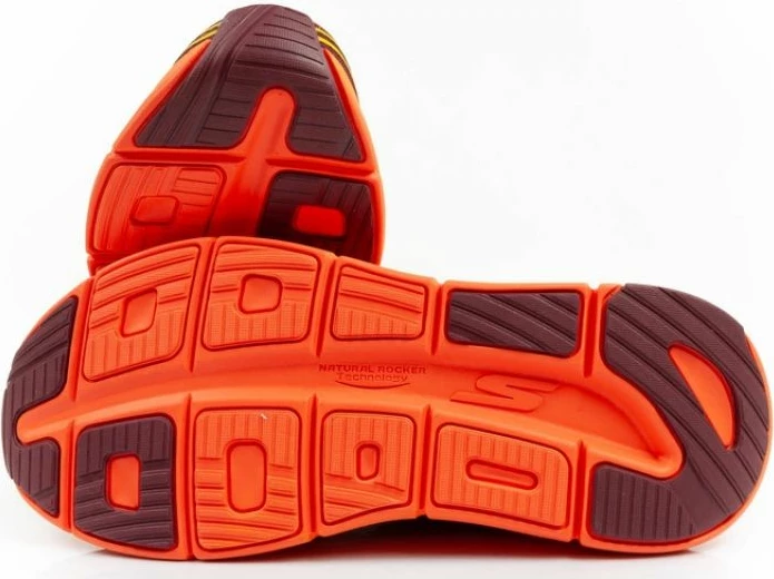 Tekstilne športne superge Skechers, oranžne