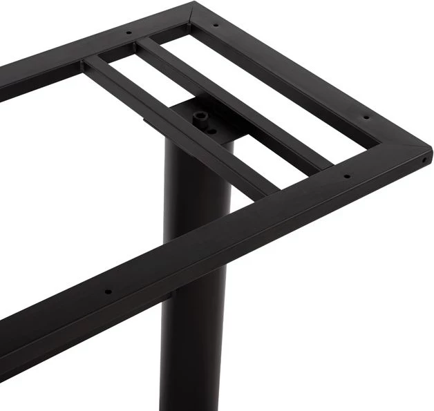 Kovinsko podnožje črne mat barve 57x54x72.5 s podporo za namizje FH458