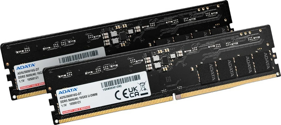 RAM pomnilnik 64GB (2x32GB) DDR5 5600MHz, črn ADATA Premier Tray