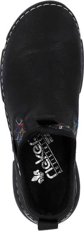 Visoke čevlje Rieker, ženske, črne