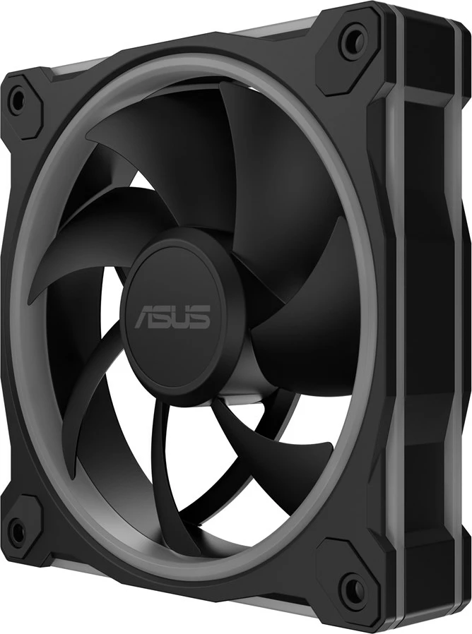 Ventilatorji za ohišje računalnika ASUS Prime MR120 ARGB, 12 cm, 3 kos, črn