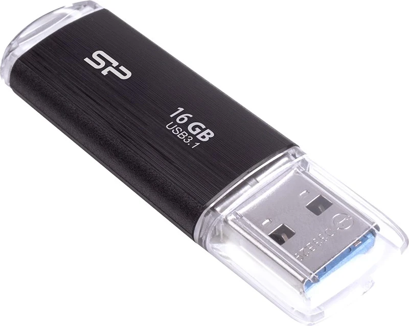 USB ključek Silicon Power Blaze B02, 16 GB, črn