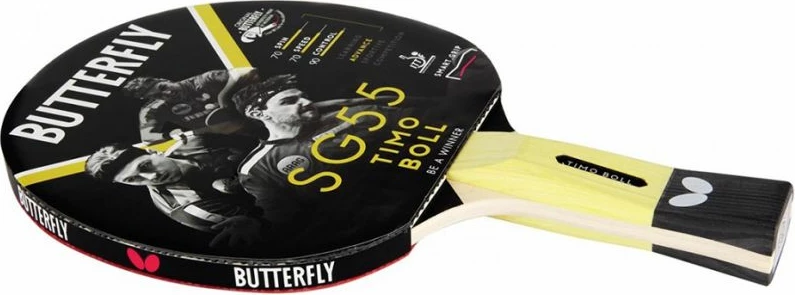 Reket za namizni tenis Butterfly Timo Boll SG55 85022, uniseks, rdeče-črn