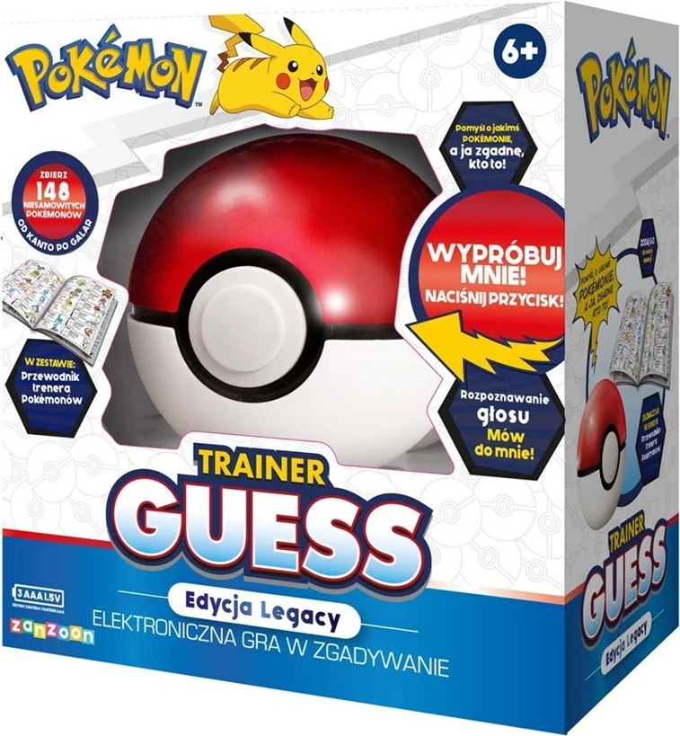 Elektronska igra Trainer Guess Pokémon, ZANZOON Edycja Legacy