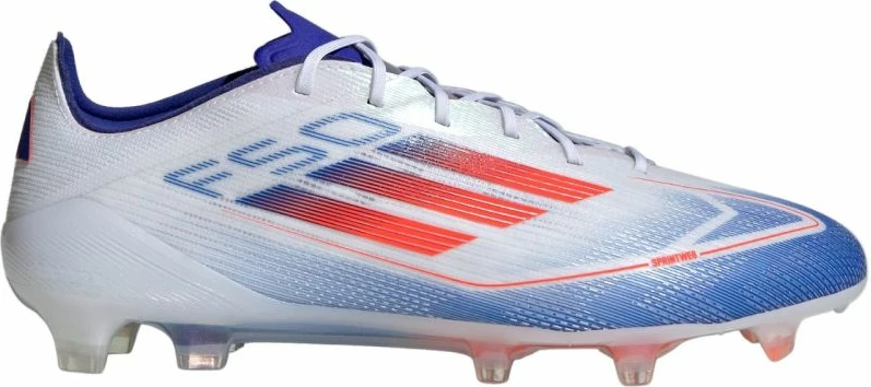 Futbalske nogometne superge, adidas F50 Elite FG, bele in modre, moške
