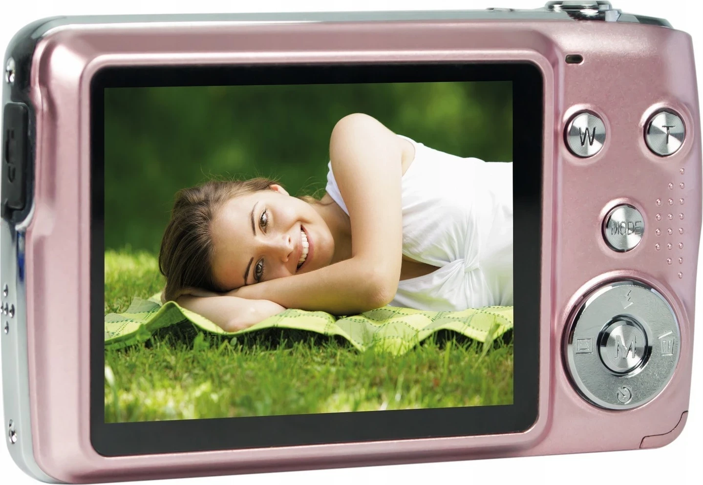 Digitalni fotoaparat AgfaPhoto DC8200, rožnat