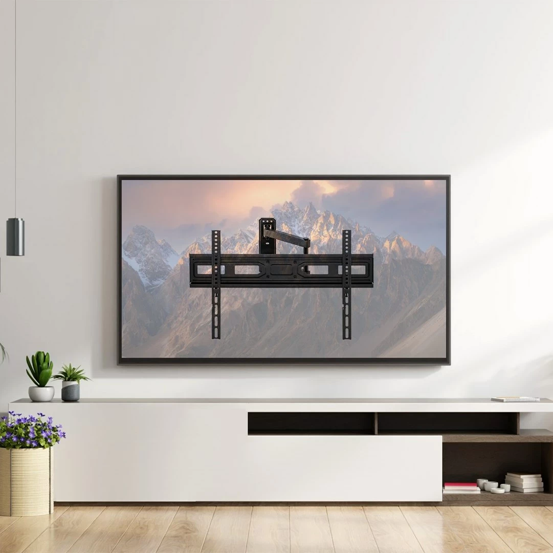 Stenski/držalo za TV, Maclean MC-798N, za TV do VESA 600x400, 37–70", 35 kg, črn