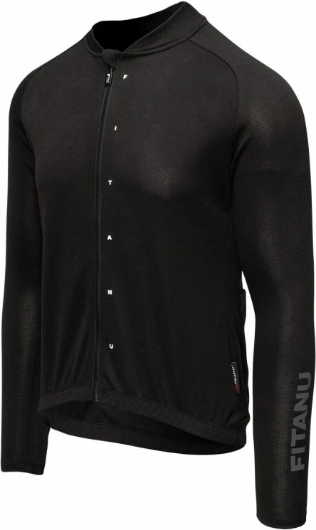Kolesarska majica Fitanu, črna