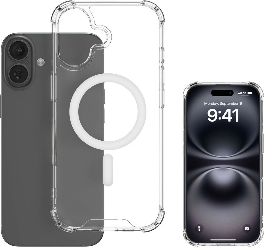 Prosojen ovitek za telefon 4smarts Hybrid Case Ibiza za iPhone 17
