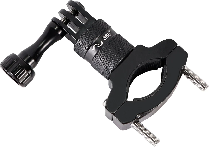 Držalo za športno kamero Hurtel za kolo, aluminijasta zlitina, črno