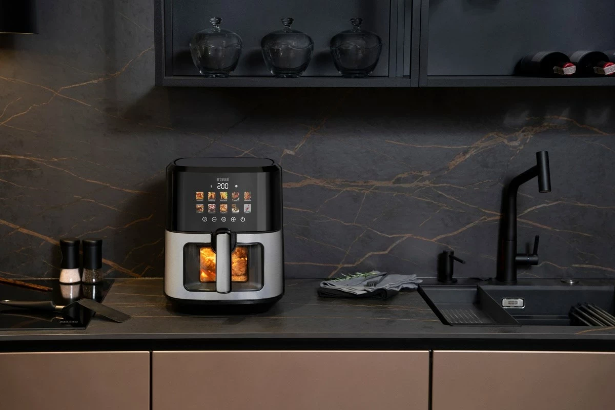 Zračno cvrtnik N'OVEEN AF770 X-LINE, črno, srebrno