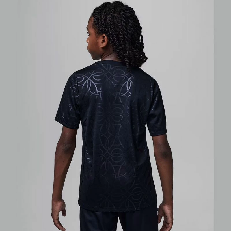 Otroška majica Nike Jordan PSG, črna