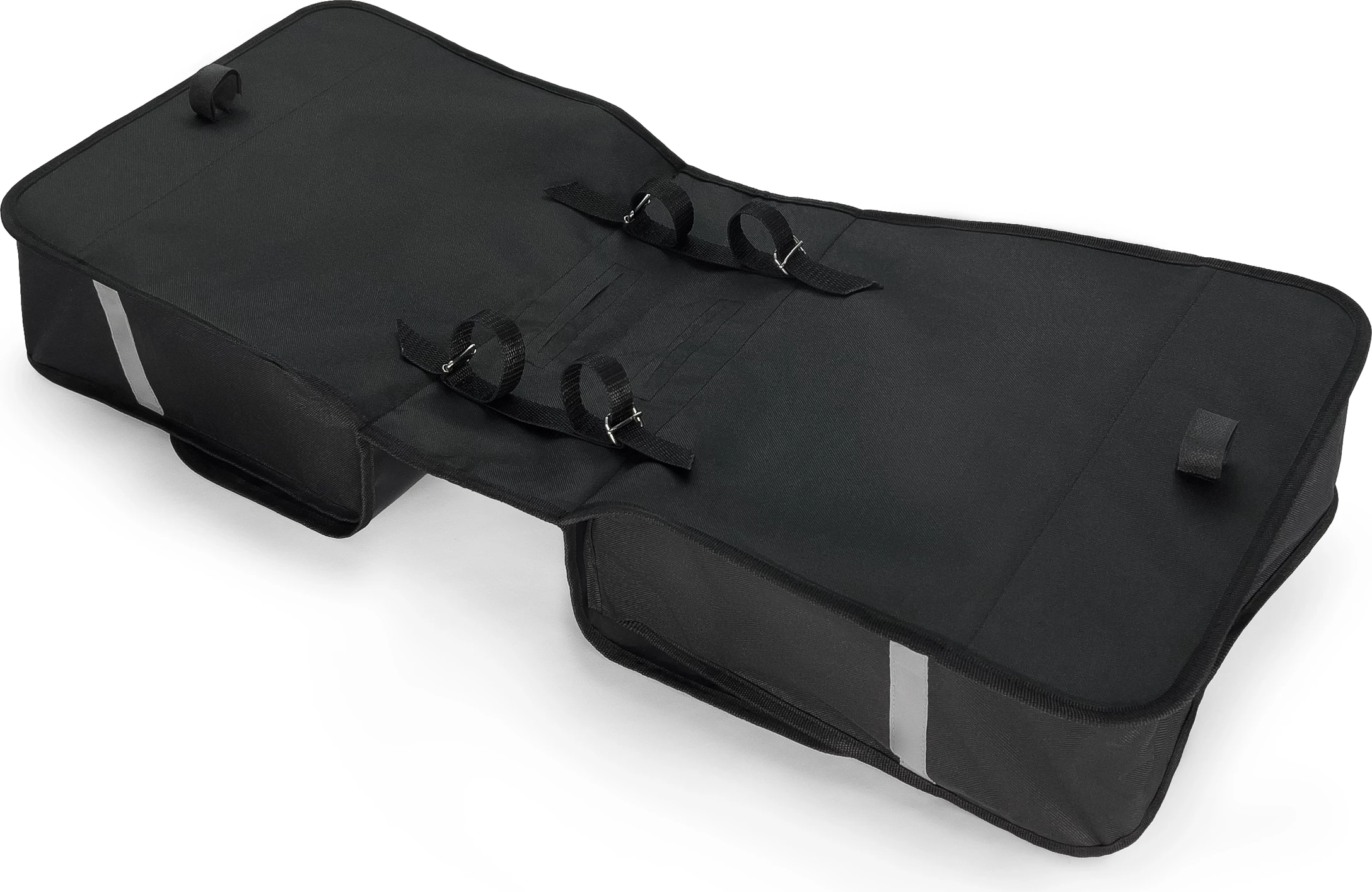 Dvostranska kolesarska torba Wozinsky WBB34BK, 28 l, črna, set dvojna