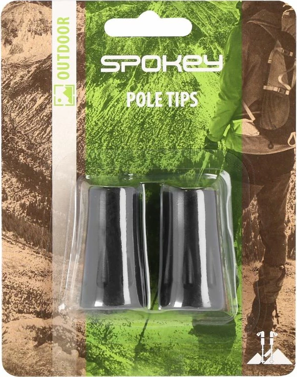 M zaščitne konice za palice Nordic walking Spokey, črne